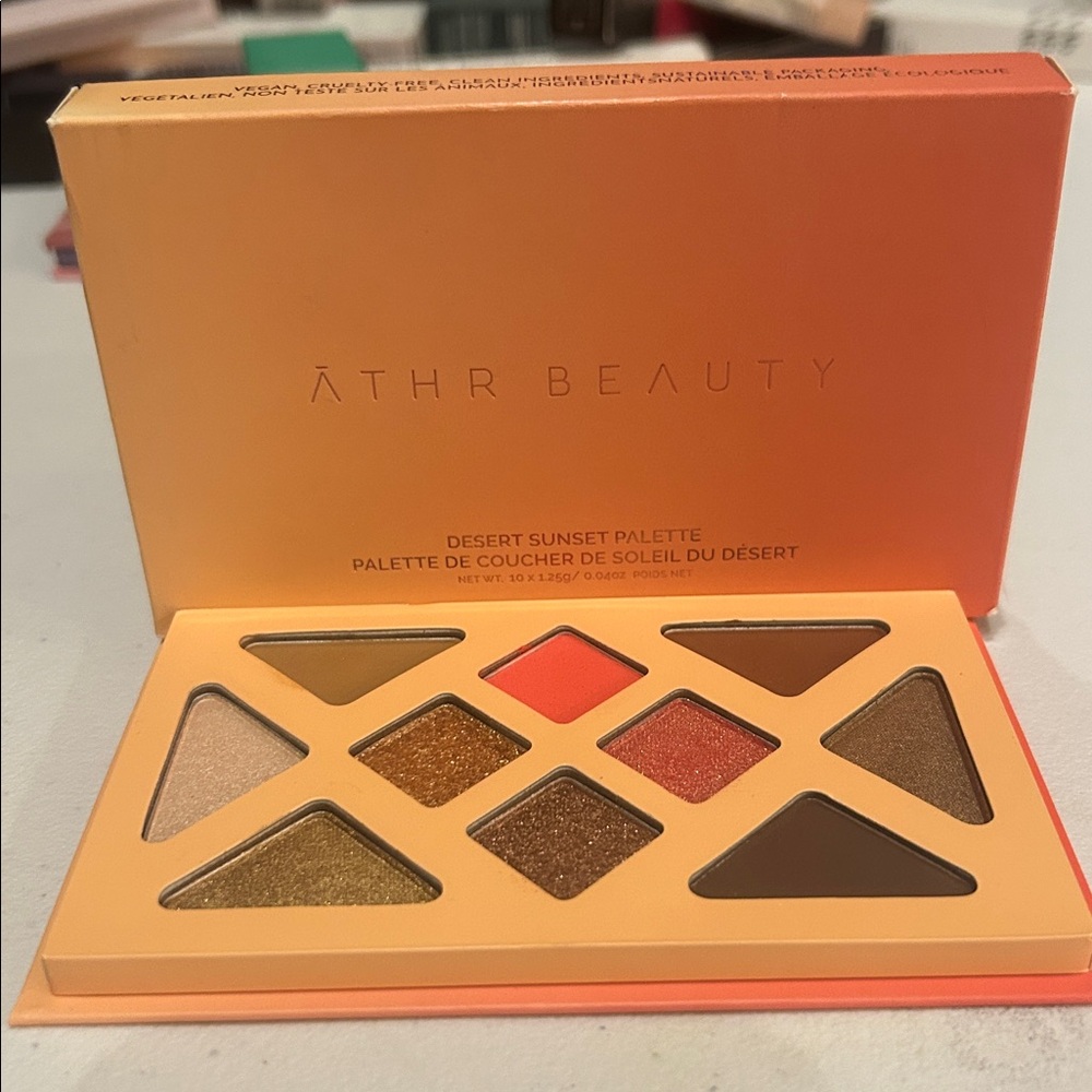 5 for $35 ☆ ATHR Beauty Desert Sunset Eyeshadow Palette 10 Shades Mattes Shimmer